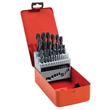 TIMCO Roll Forged Jobber Drills Set HSS - 25pcs