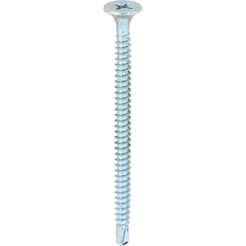 Timco - Drywall Self-Drilling Bugle Head Silver Screws - 3.5 x 55