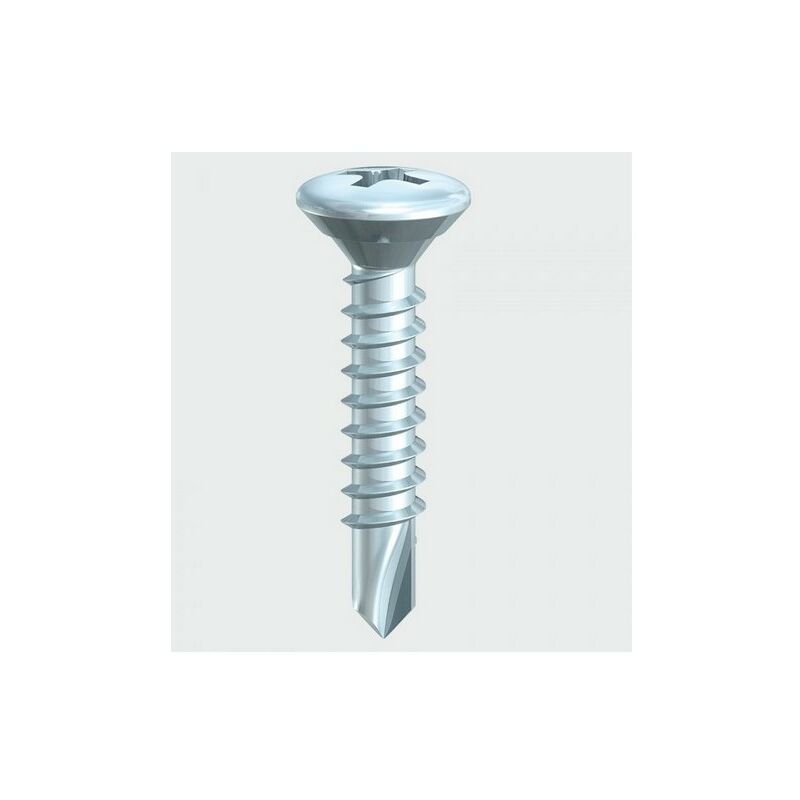 137Z Self Drill PVC Friction Screw BZP 3.9 x 25mm Box of 1,000 - Timco