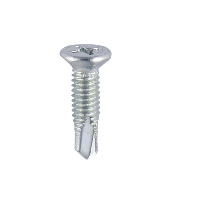 Timco - Window Fabrication Screws - Countersunk Facet - PH - Metric Thread - Self-Drilling Point - Zinc (Size M4 x 13 - 1000 Pieces)