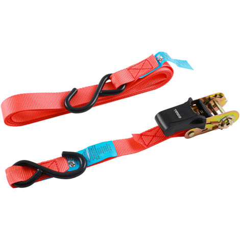 TIMCO S Hook Ratchet Straps Standard Duty - 5m x 25mm