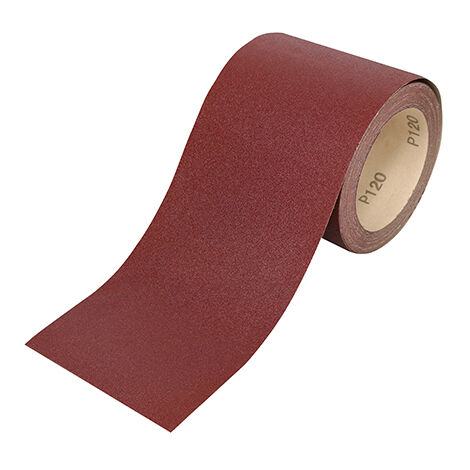 TIMCO Sandpaper Roll 80 Grit Red - 115mm x 10m