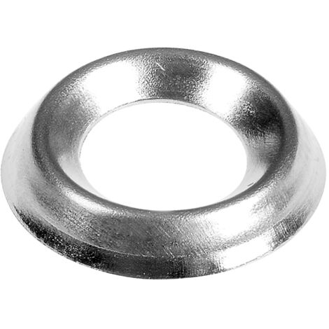 TIMCO Screw Cups Nickel - To fit 6 Gauge Screws