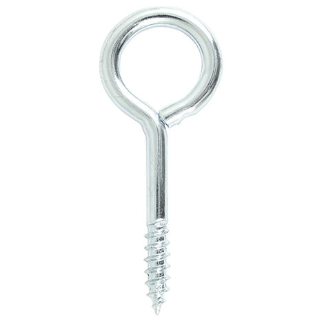TIMCO Screw Eyes Silver - 55mm