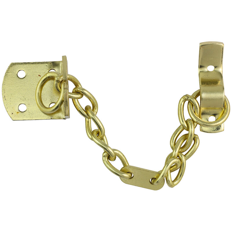 Security Door Chain Electro Brass - 44mm - Timco