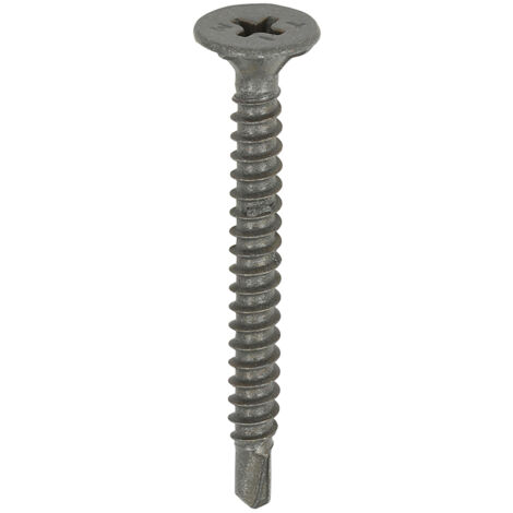TIMCO Self-Drilling Cement Board Countersunk Exterior Silver Screws - 4.2 x 42