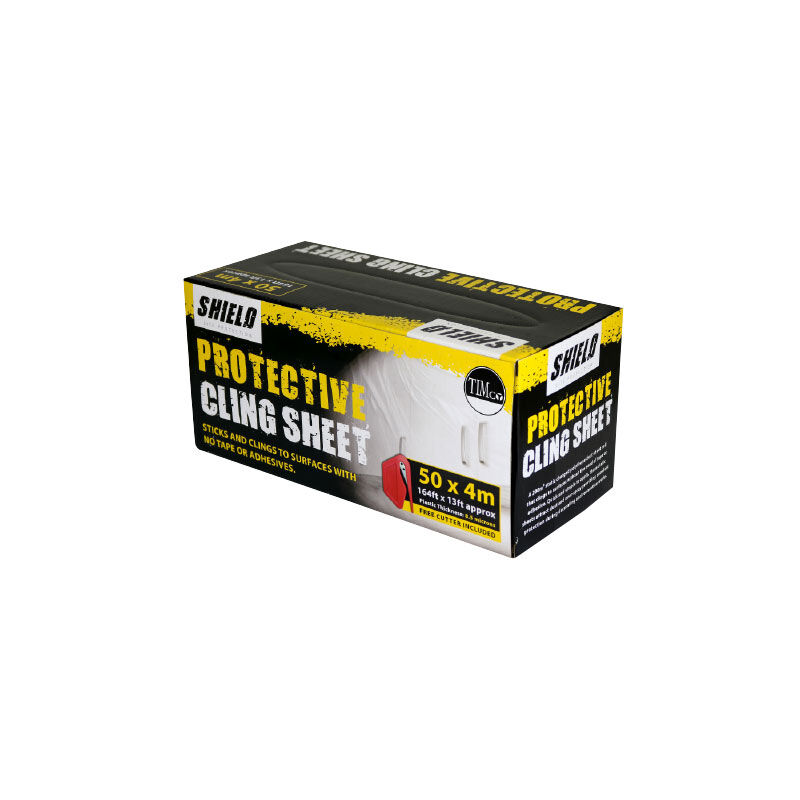 Timco - Protective Cling Sheet (Size 50m x 4m - 1 Each)