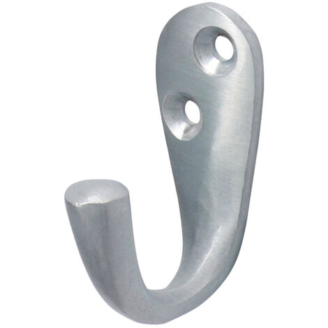 TIMCO Single Robe Hook Satin Chrome - 44 x 18mm