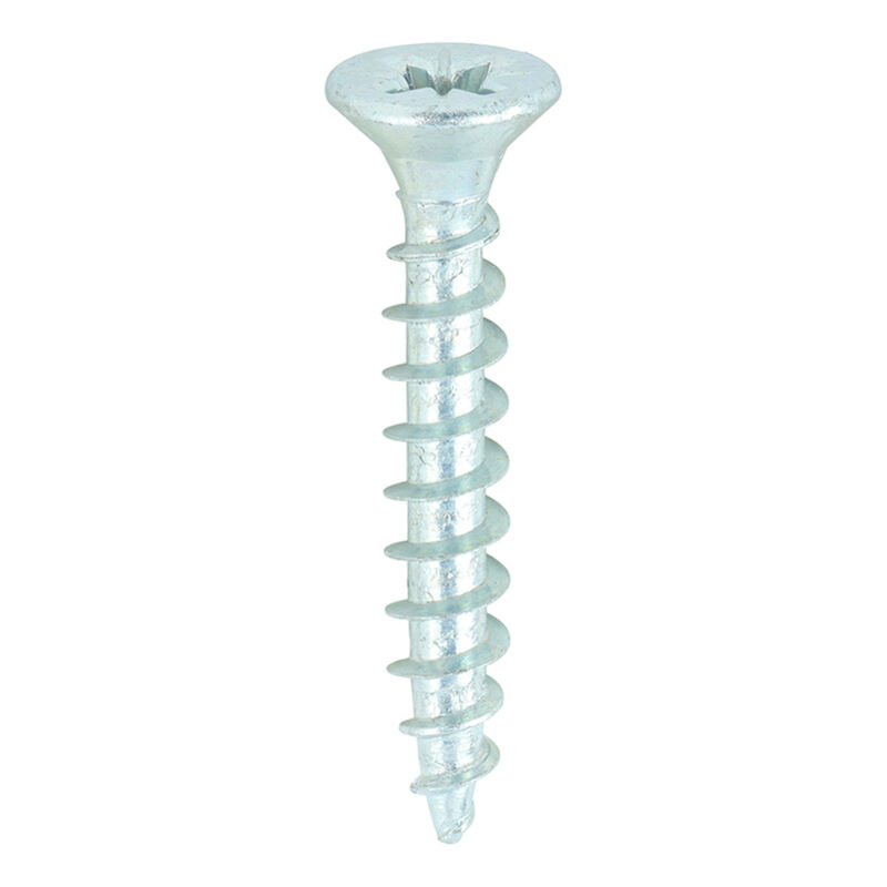 Timco - Solo Chipboard & Woodscrews - PZ - Double Countersunk - Zinc (Size 4.5 x 30 - 200 Pieces)