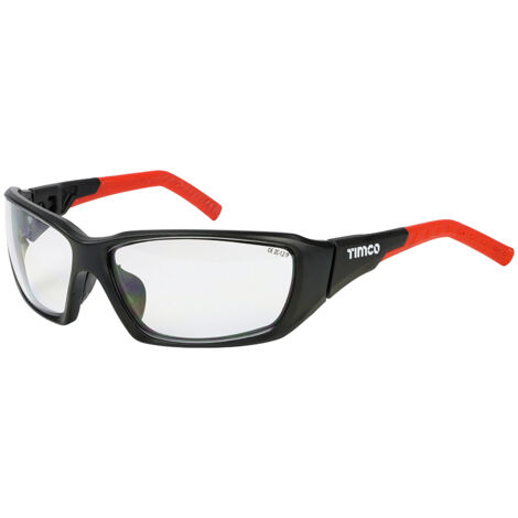 TIMCO Sport Style Adjustable Safety Glasses Clear - One Size