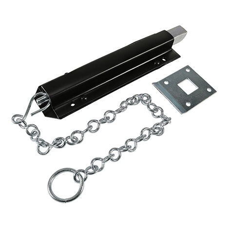 TIMCO Spring Chain Bolt Black - 18"
