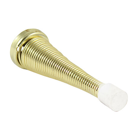 TIMCO Spring Door Stops Electro Brass - 78 x 24