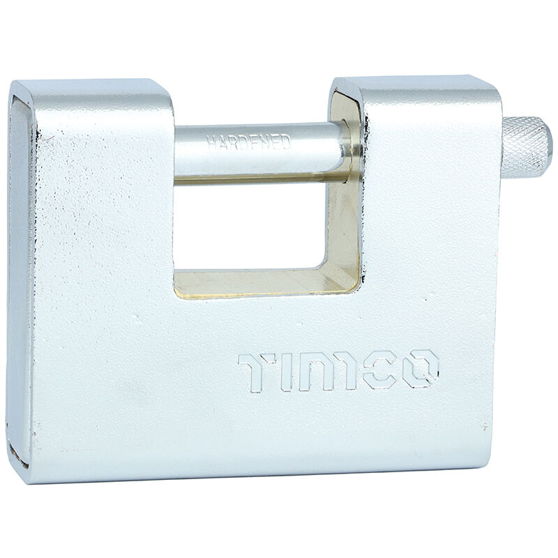 Timco - Armoured Rectangular Padlock (Size 90mm - 1 Each)