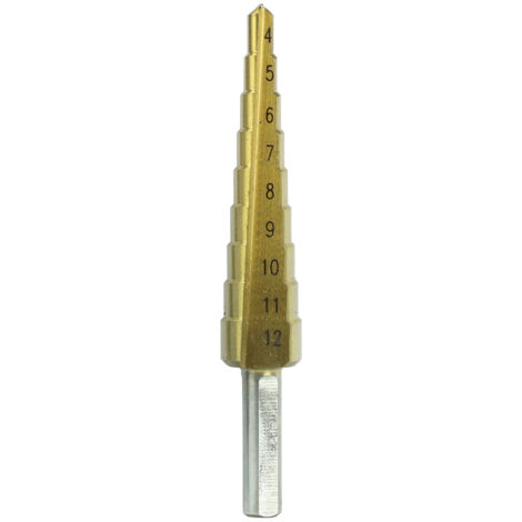 TIMCO Step Drill M2 HSS TiN - 4-12mm