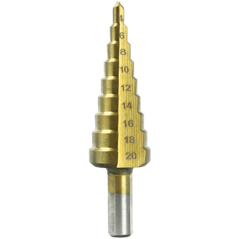 TIMCO Step Drill M2 HSS TiN - 4-20mm