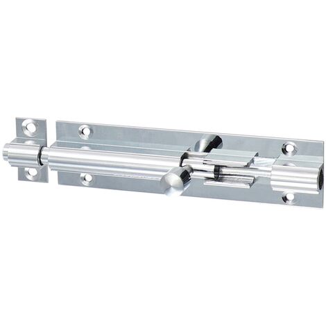 Timco Straight Barrel Bolt Polished Chrome - 100 x 25mm (1 Unit)