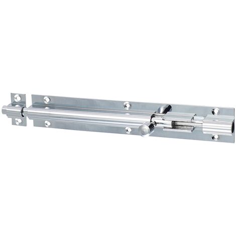 Timco Straight Barrel Bolt Polished Chrome - 150 x 25mm (1 Unit)