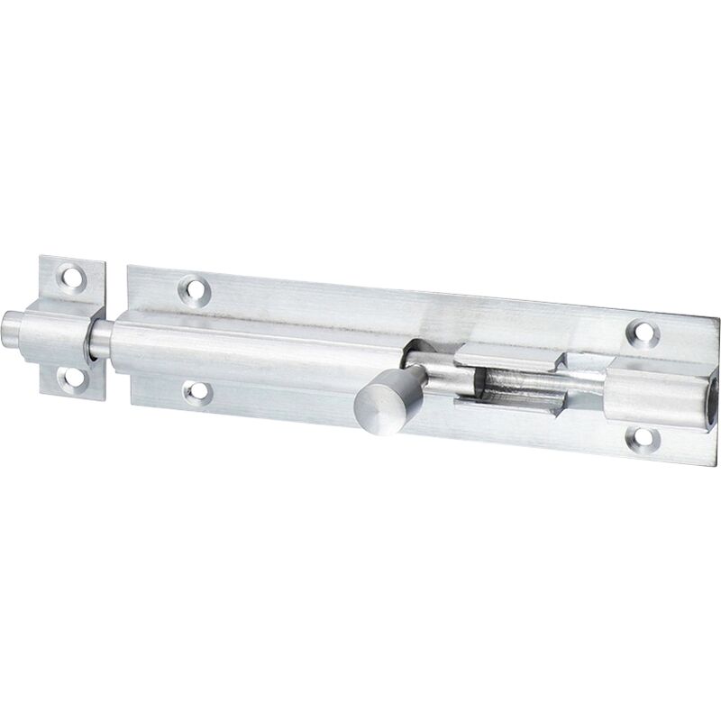 Timco - Straight Barrel Bolt Satin Chrome - 100 x 25mm (1 Unit)