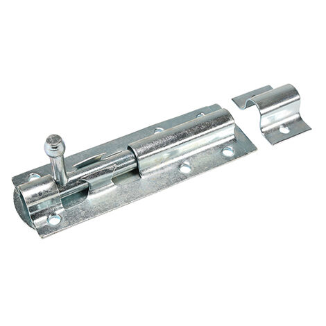 TIMCO Straight Tower Bolt Silver - 3"