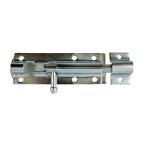 TIMCO Straight Tower Bolt Silver - 6"