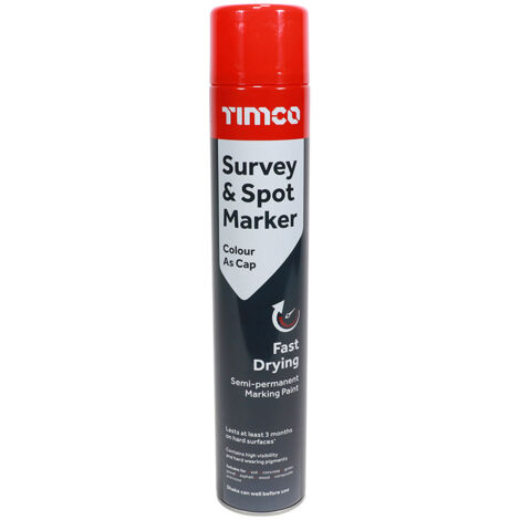 TIMCO Survey & Spot Marker Red - 750ml