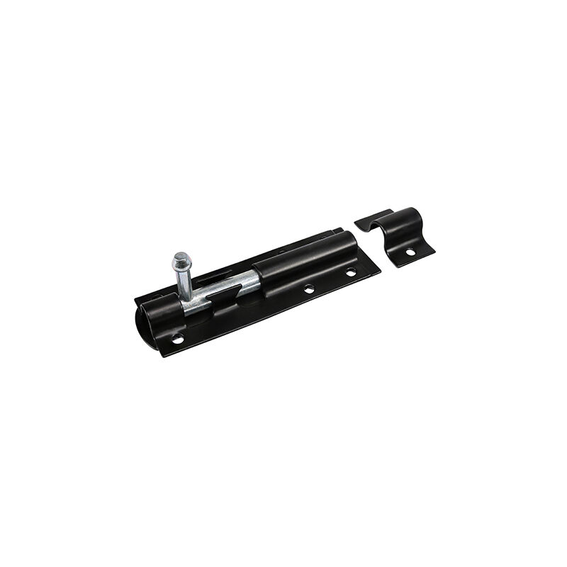 Timco - Straight Tower Bolt - Black (Size 6" - 1 Each)