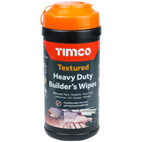 TIMCO Textured Heavy Duty Builders Wipes - 75 Wipes