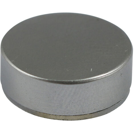 TIMCO Threaded Screw Caps Solid Brass Satin Chrome - 18mm