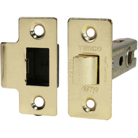 TIMCO Tubular Latch Electro Brass - 76mm