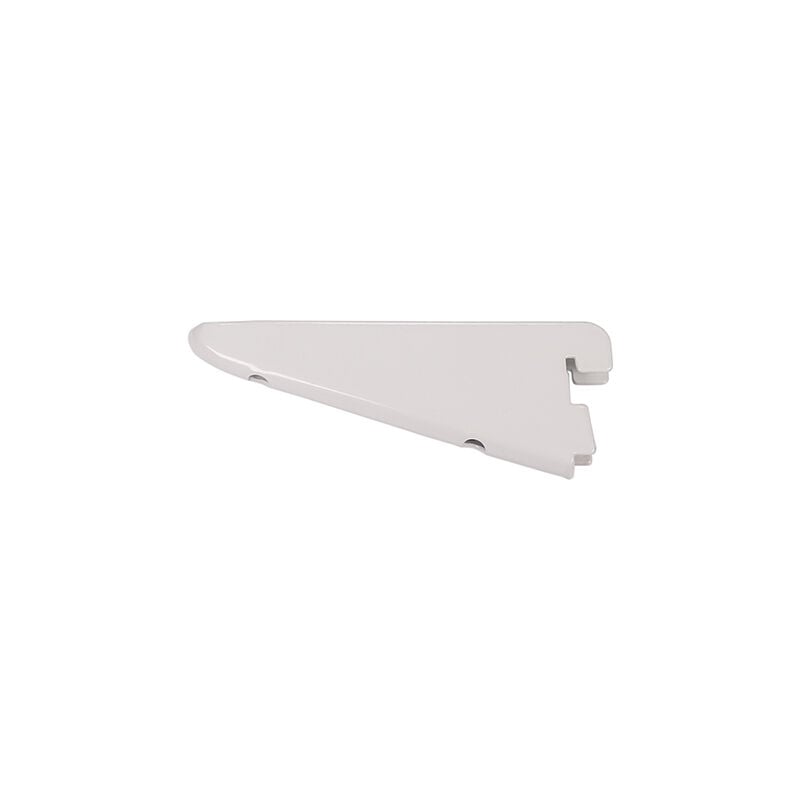 Timco - Twin Slot Shelf Bracket White - 120mm