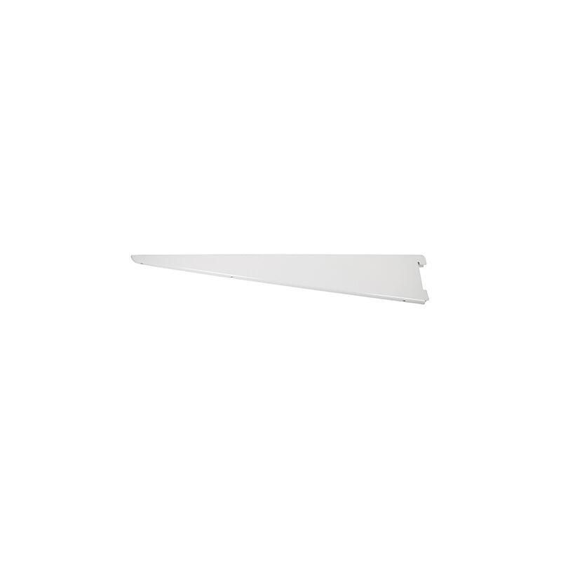 Timco - Twin Slot Shelf Bracket - White (Size 470mm - 1 Each)