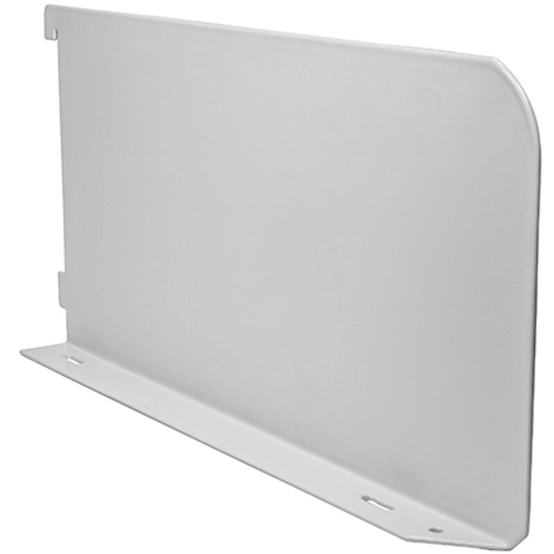 Timco Twin Slot Shelf End White - 300mm (1 Pack)