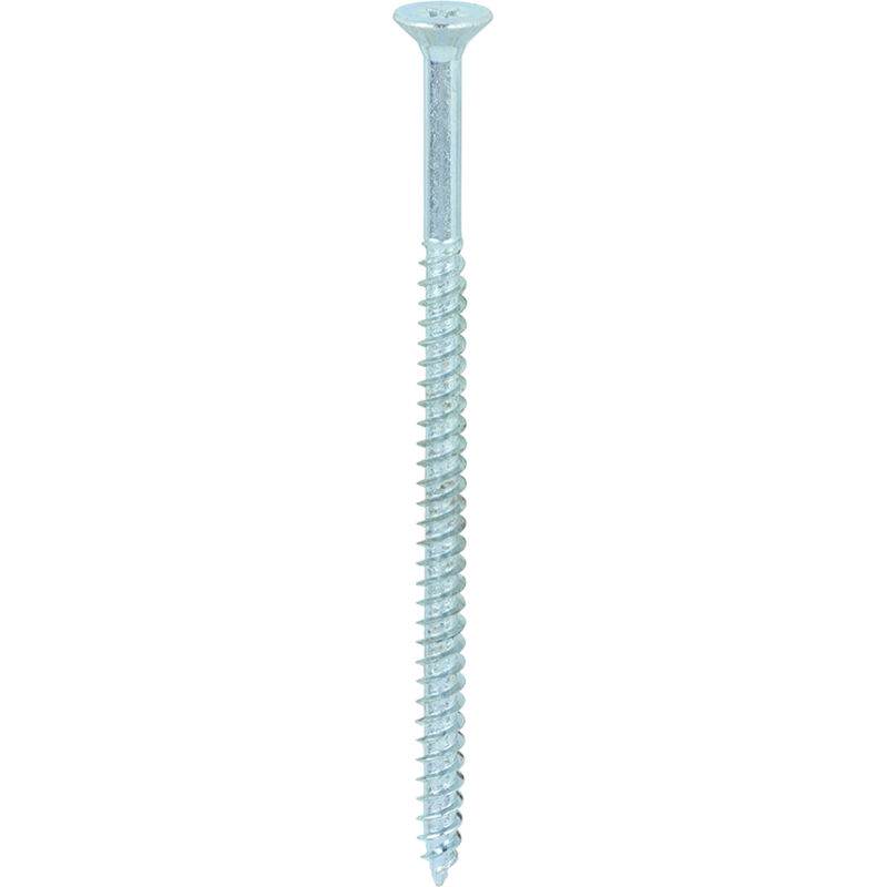Timco - Twin-Threaded Woodscrews - PZ - Double Countersunk - Zinc (Size 10 x 3 1/2 - 100 Pieces)