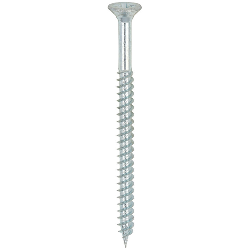 Timco - Twin-Threaded Woodscrews - PZ - Double Countersunk - Zinc (Size 6 x 2 - 200 Pieces)