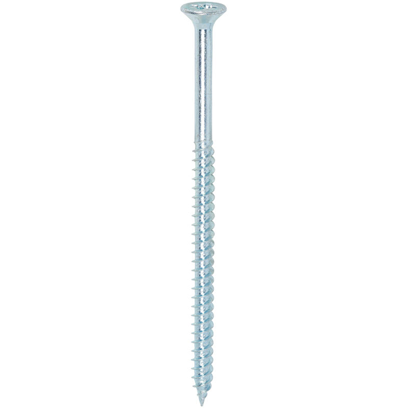 Timco - Twin-Threaded Woodscrews - PZ - Double Countersunk - Zinc (Size 12 x 4 - 100 Pieces)