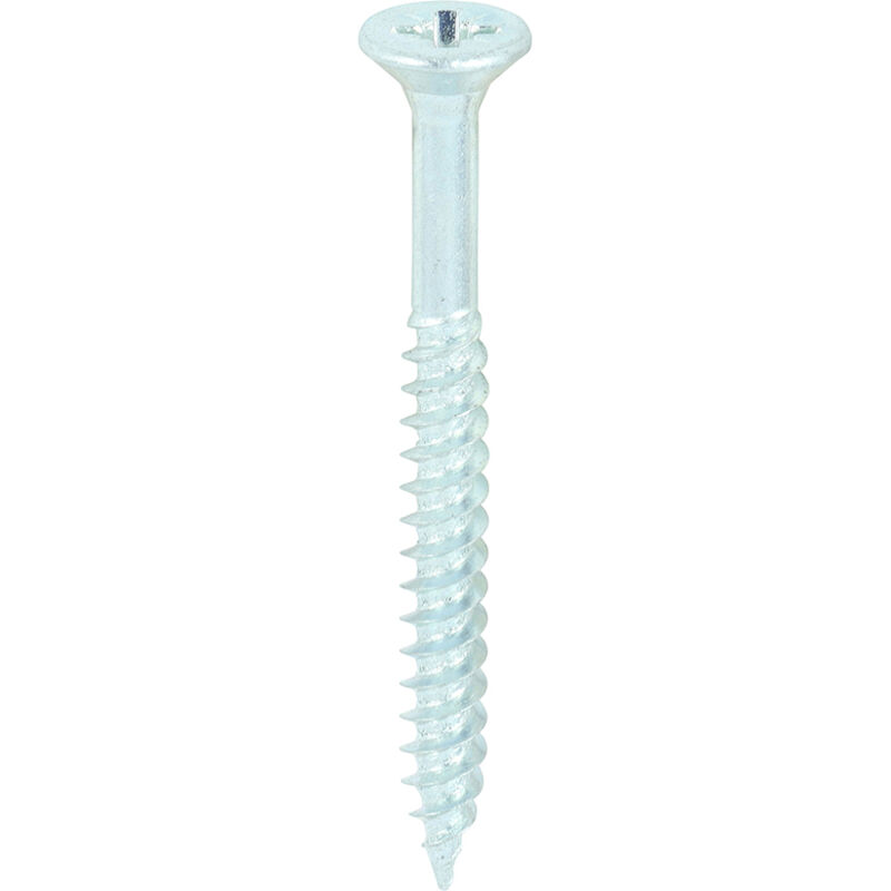 Timco - Twin-Threaded Woodscrews - PZ - Double Countersunk - Zinc (Size 8 x 1 3/4 - 200 Pieces)