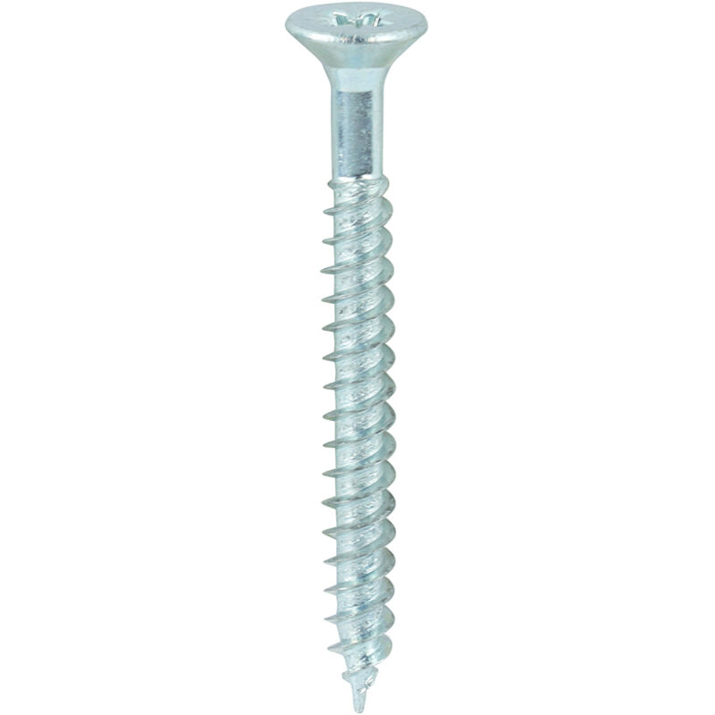 Timco - Twin-Threaded Woodscrews - PZ - Double Countersunk - Zinc (Size 7 x 1 1/2 - 200 Pieces)