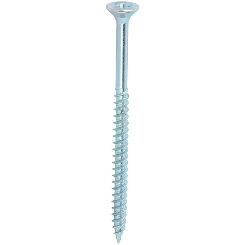 Timco - Twin-Threaded Woodscrews - PZ - Double Countersunk - Zinc (Size 10 x 3 - 200 Pieces)