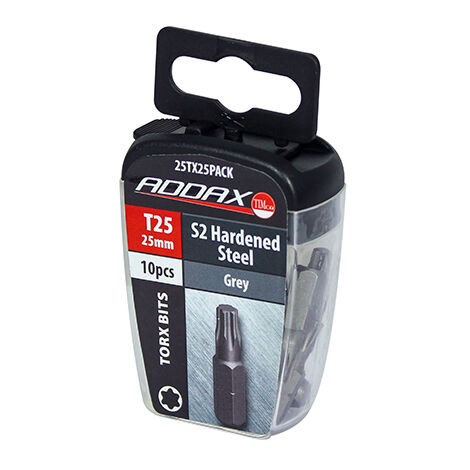 TIMCO TX Drive Driver Bit S2 Grey - TX25 x 25