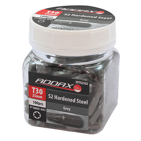 TIMCO TX Drive Driver Bit S2 Grey - TX30 x 25