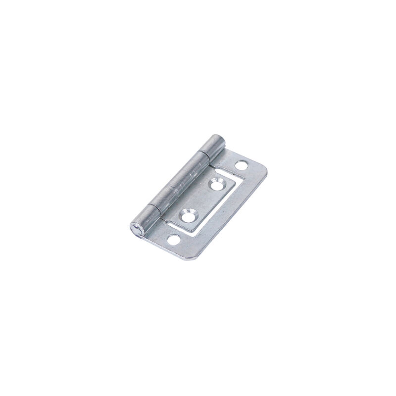 Timco - Flush Hinge (105) - Zinc (Size 50 x 38.5 - 2 Pieces)