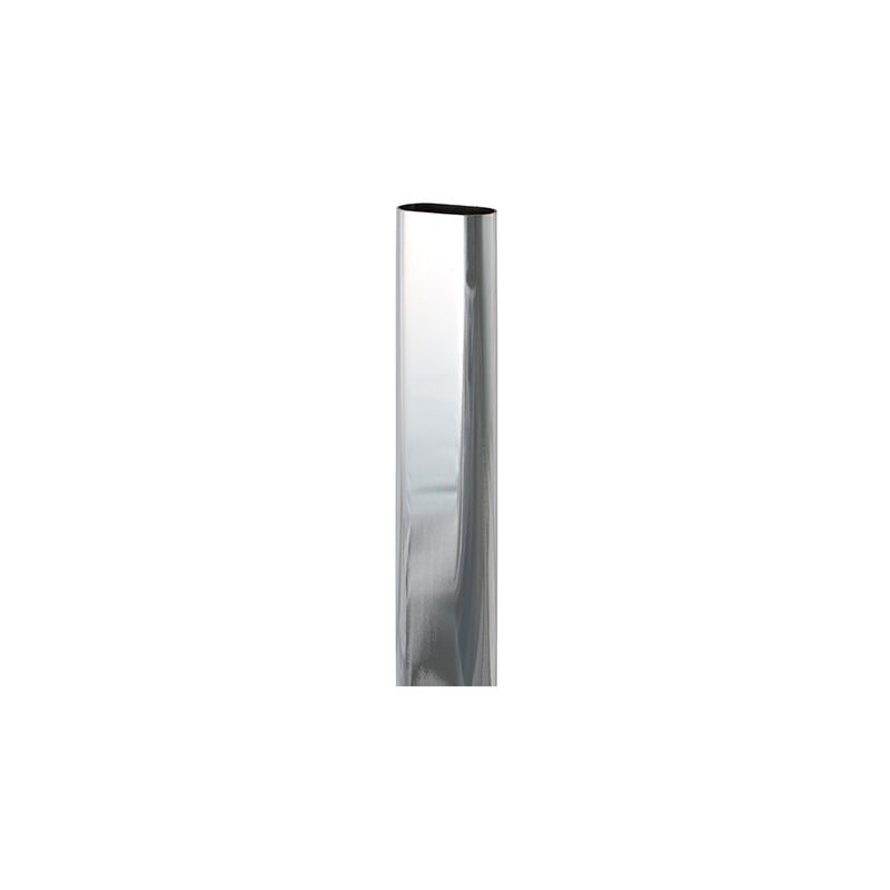 Timco - Wardrobe Rail - Oval - Polished Chrome (Size 30 x 15 x 1219 - 1 Each)