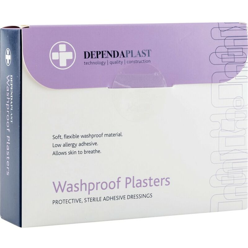 Reliance Medical - Dependaplast Washpoof Plastes, Assoted, Pack of 100 - Natural