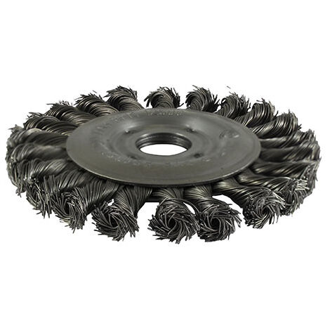 TIMCO Wheel Brush Twisted Knot Steel Wire - 125mm