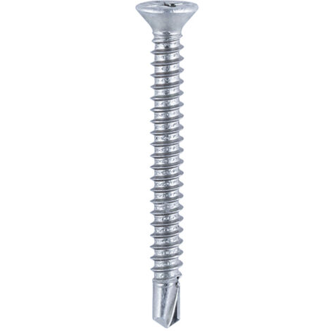TIMCO Window Fabrication Screws Countersunk PH Self-Tapping Self-Drilling Point Zinc - 3.9 x 32