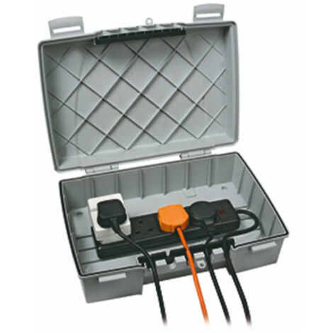 Timeguard TPS401 Outdoor IP55 Power Enclosure with 4 Gang 13A Socket Strip