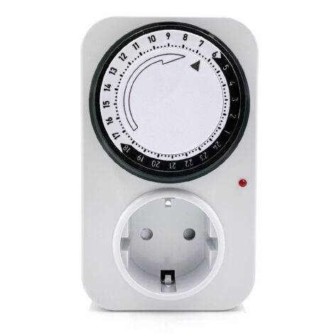 Timer analogico, 1 pezzo, bianco