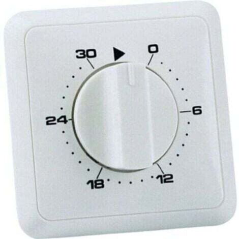 Timer analogico da incasso con programma giornaliero di 30 minuti