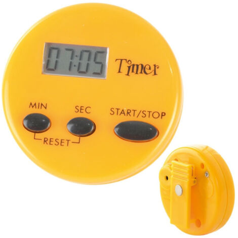 TIMER DA CUCINA ELETTRONICO MAGNETICO CRONOMETRO DIGITALE BIANCO