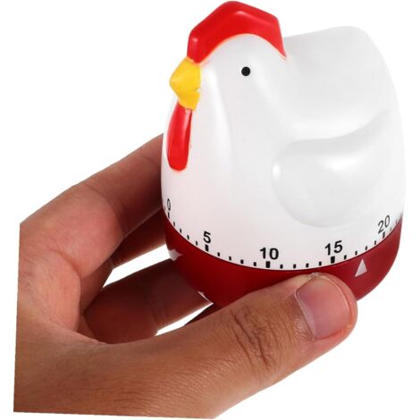 Timer da cucina meccanico, adorabile timer da cucina in plastica, timer multifunzionale per lo studio e la cucina casalinga